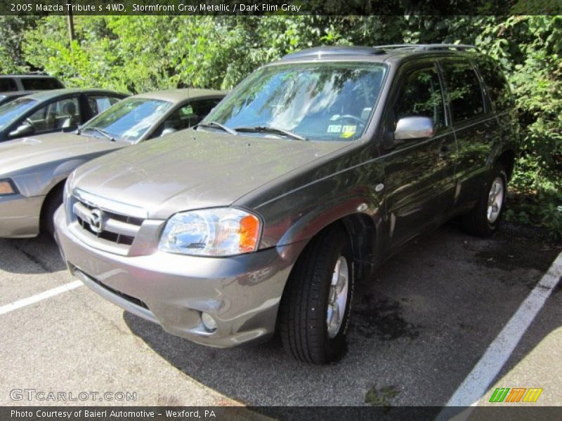 Stormfront Gray Metallic / Dark Flint Gray 2005 Mazda Tribute s 4WD