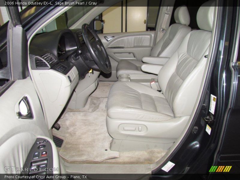 Sage Brush Pearl / Gray 2006 Honda Odyssey EX-L