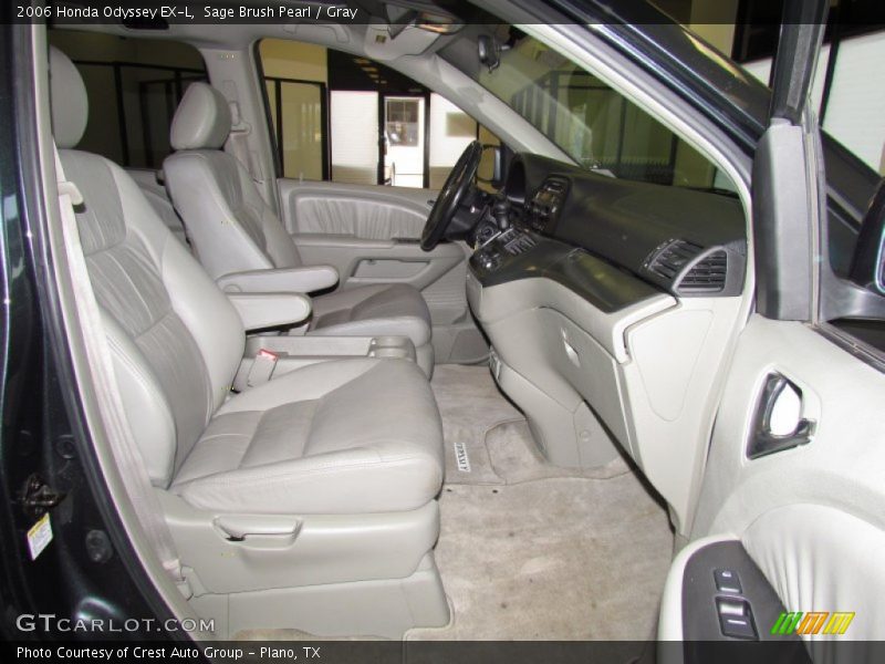 Sage Brush Pearl / Gray 2006 Honda Odyssey EX-L