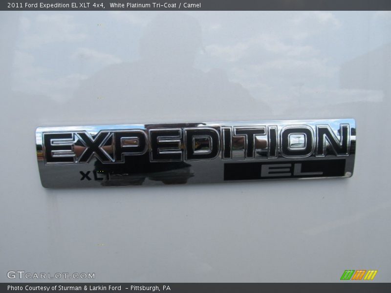 White Platinum Tri-Coat / Camel 2011 Ford Expedition EL XLT 4x4