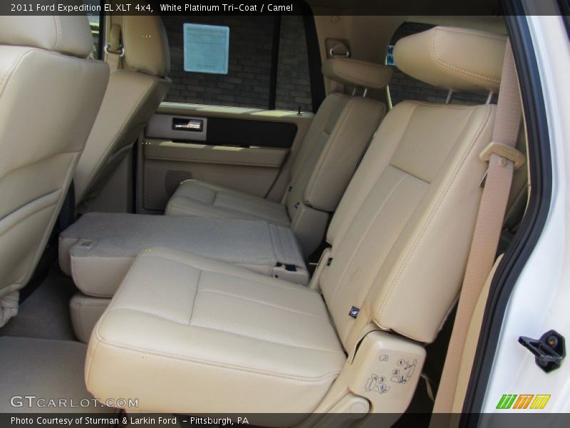 White Platinum Tri-Coat / Camel 2011 Ford Expedition EL XLT 4x4