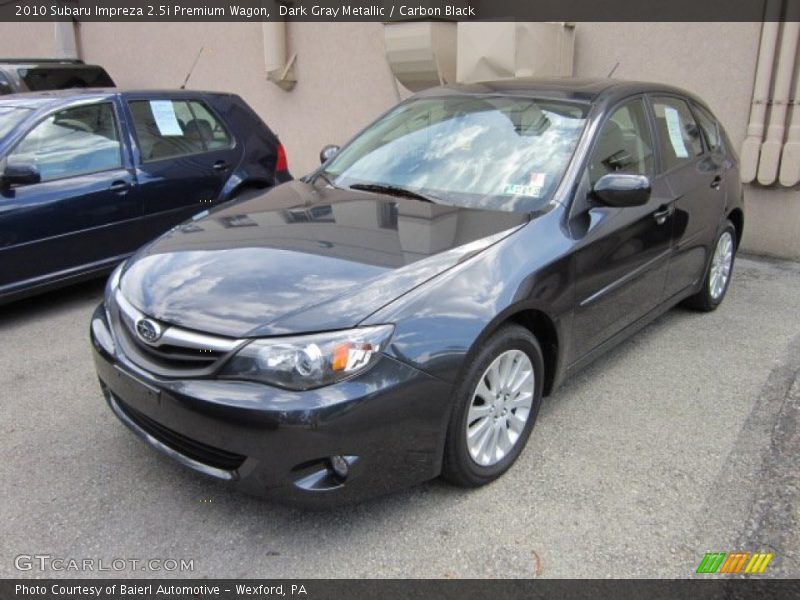 Dark Gray Metallic / Carbon Black 2010 Subaru Impreza 2.5i Premium Wagon