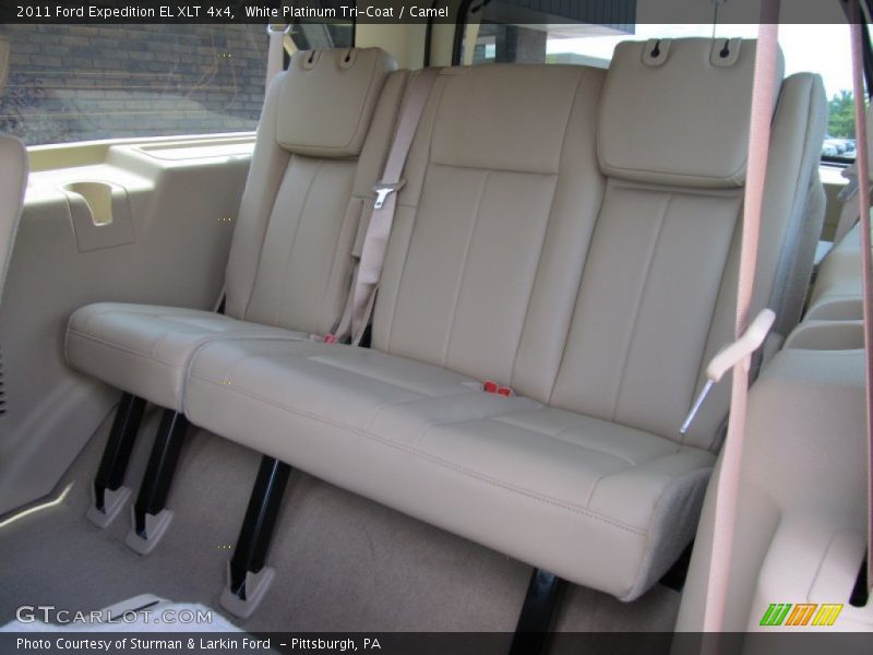 White Platinum Tri-Coat / Camel 2011 Ford Expedition EL XLT 4x4