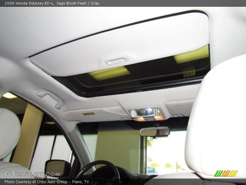 Sage Brush Pearl / Gray 2006 Honda Odyssey EX-L