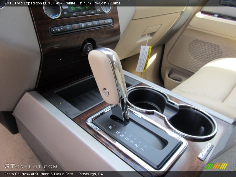 White Platinum Tri-Coat / Camel 2011 Ford Expedition EL XLT 4x4