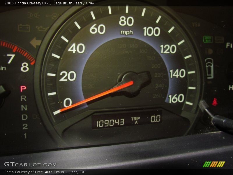 Sage Brush Pearl / Gray 2006 Honda Odyssey EX-L