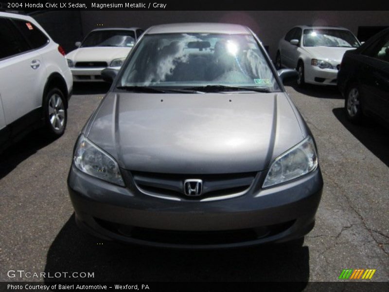 Magnesium Metallic / Gray 2004 Honda Civic LX Sedan