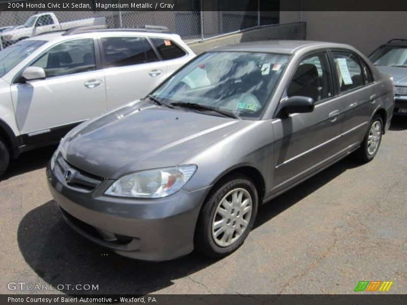 Magnesium Metallic / Gray 2004 Honda Civic LX Sedan