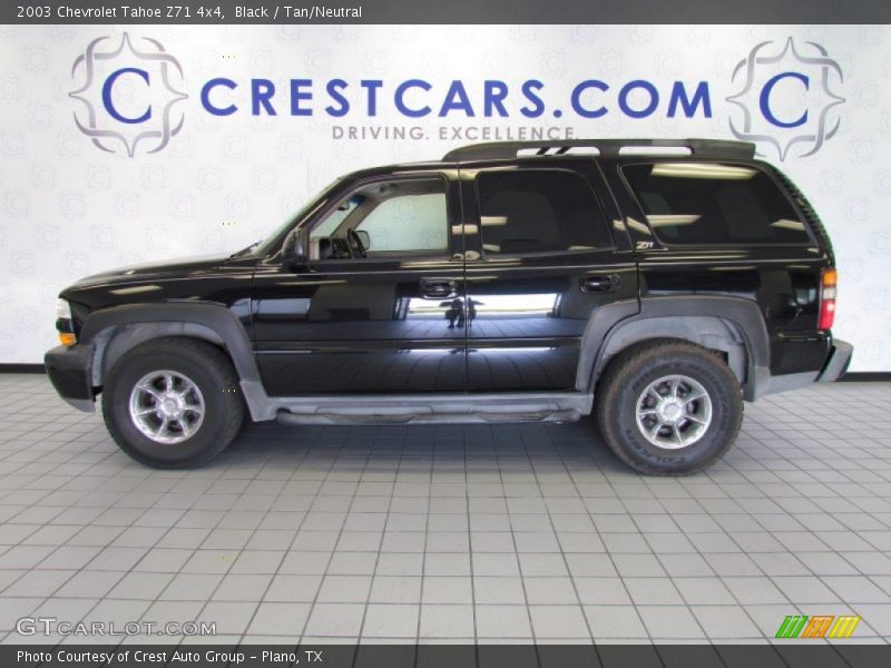 Black / Tan/Neutral 2003 Chevrolet Tahoe Z71 4x4
