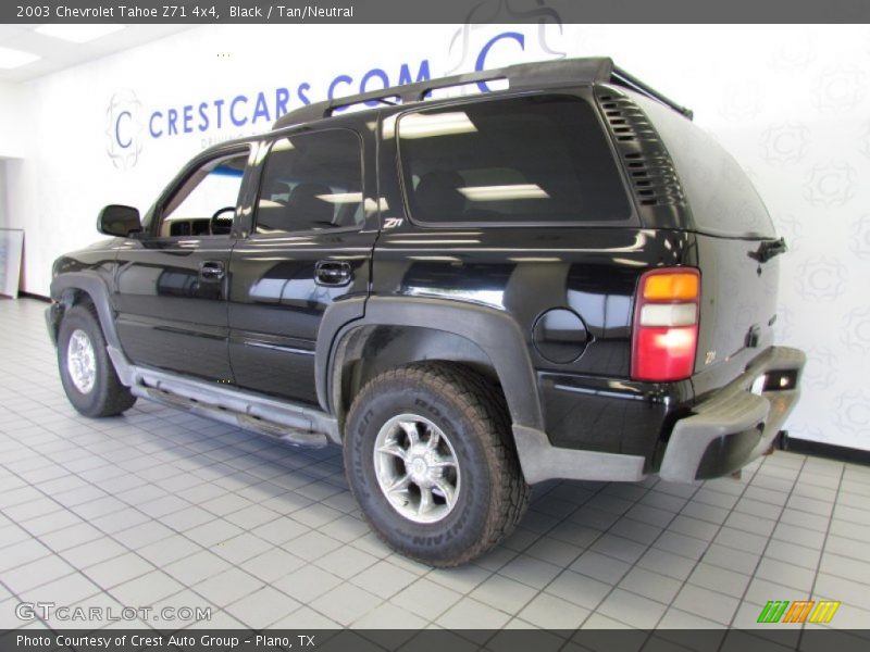Black / Tan/Neutral 2003 Chevrolet Tahoe Z71 4x4