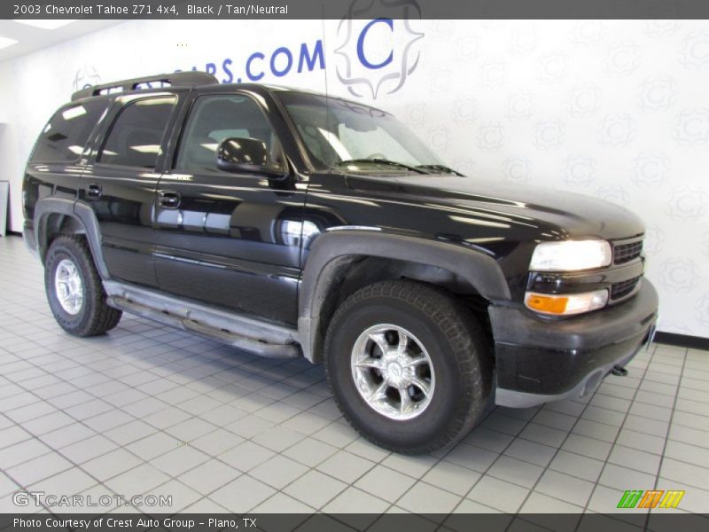Black / Tan/Neutral 2003 Chevrolet Tahoe Z71 4x4