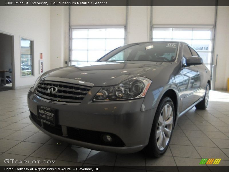 Liquid Platinum Metallic / Graphite 2006 Infiniti M 35x Sedan