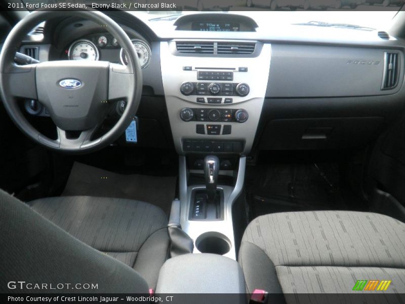 Ebony Black / Charcoal Black 2011 Ford Focus SE Sedan