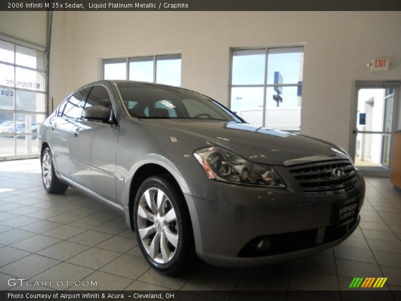 Liquid Platinum Metallic / Graphite 2006 Infiniti M 35x Sedan