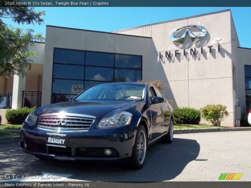 Twilight Blue Pearl / Graphite 2006 Infiniti M 35x Sedan