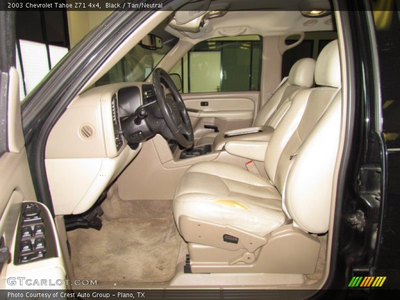 Black / Tan/Neutral 2003 Chevrolet Tahoe Z71 4x4