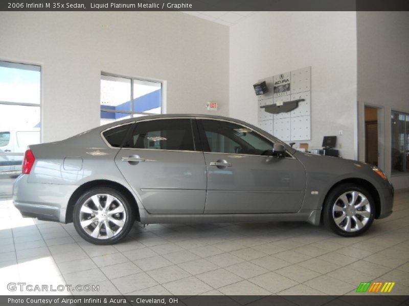 Liquid Platinum Metallic / Graphite 2006 Infiniti M 35x Sedan