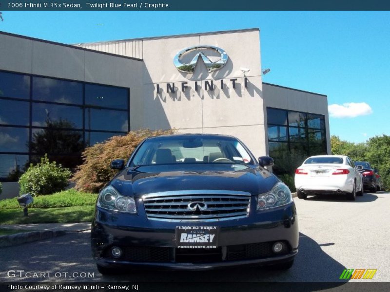 Twilight Blue Pearl / Graphite 2006 Infiniti M 35x Sedan