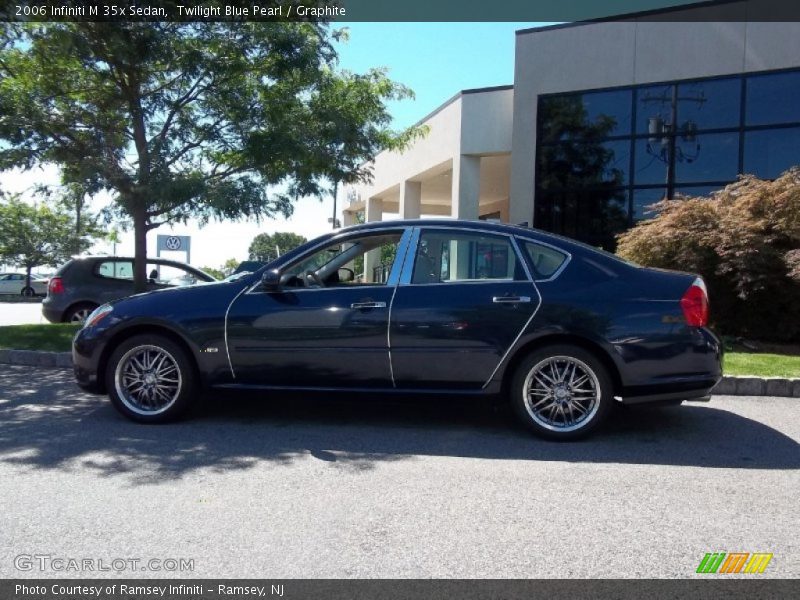 Twilight Blue Pearl / Graphite 2006 Infiniti M 35x Sedan