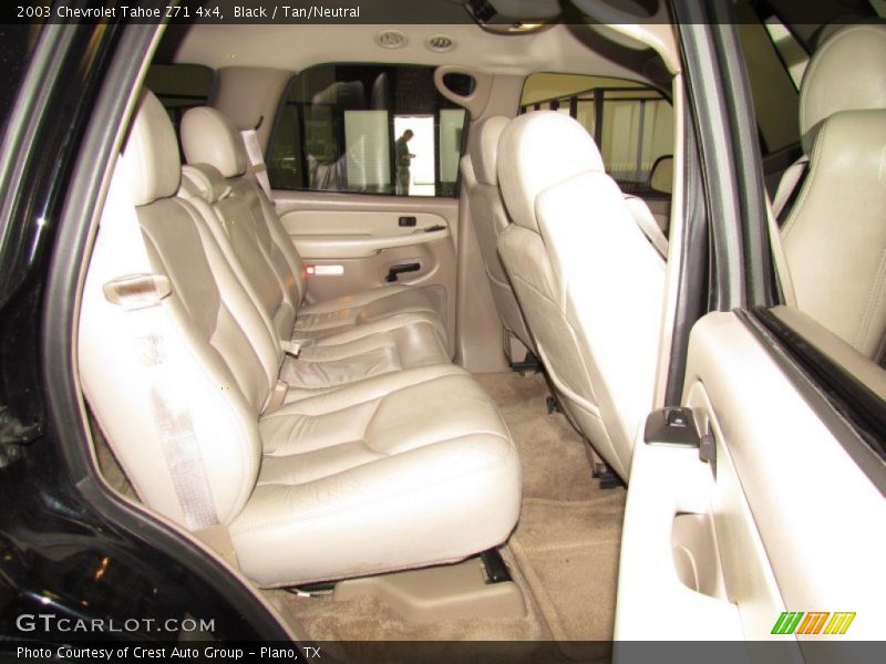 Black / Tan/Neutral 2003 Chevrolet Tahoe Z71 4x4