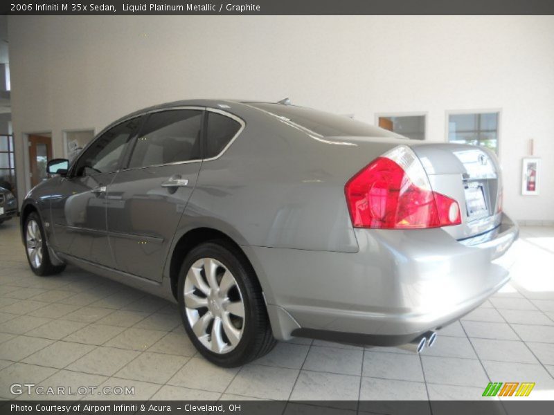 Liquid Platinum Metallic / Graphite 2006 Infiniti M 35x Sedan