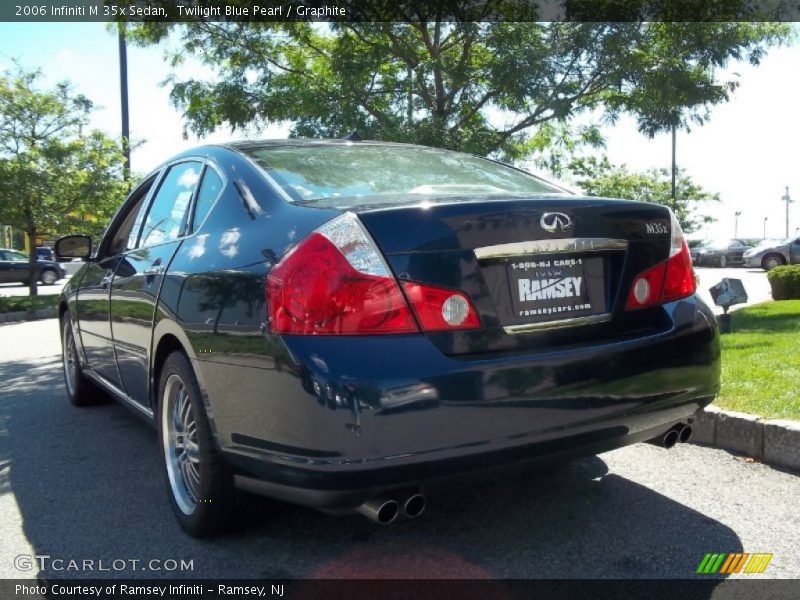 Twilight Blue Pearl / Graphite 2006 Infiniti M 35x Sedan