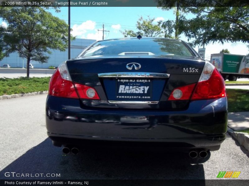 Twilight Blue Pearl / Graphite 2006 Infiniti M 35x Sedan