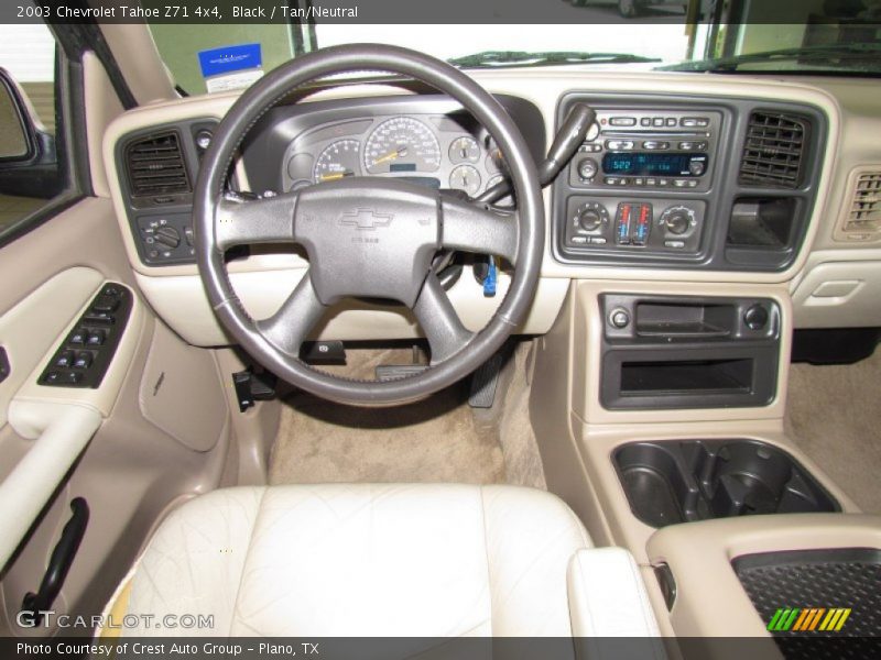 Black / Tan/Neutral 2003 Chevrolet Tahoe Z71 4x4