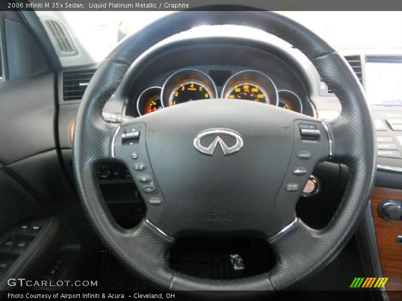 Liquid Platinum Metallic / Graphite 2006 Infiniti M 35x Sedan