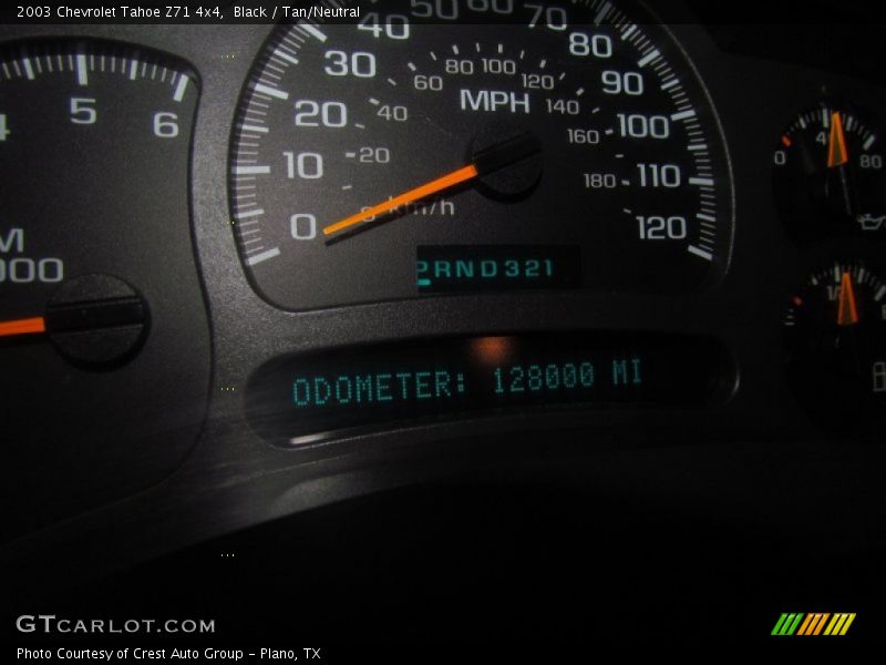 Black / Tan/Neutral 2003 Chevrolet Tahoe Z71 4x4