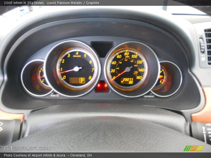 Liquid Platinum Metallic / Graphite 2006 Infiniti M 35x Sedan