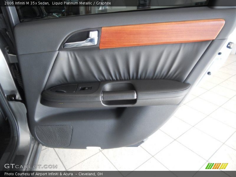 Liquid Platinum Metallic / Graphite 2006 Infiniti M 35x Sedan