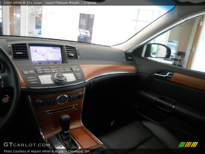 Liquid Platinum Metallic / Graphite 2006 Infiniti M 35x Sedan