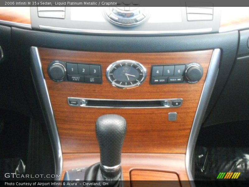 Liquid Platinum Metallic / Graphite 2006 Infiniti M 35x Sedan