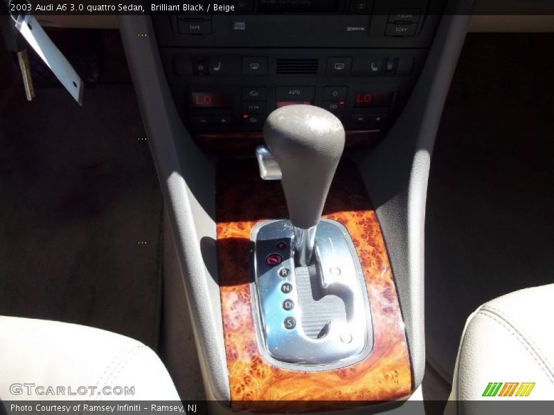 Brilliant Black / Beige 2003 Audi A6 3.0 quattro Sedan