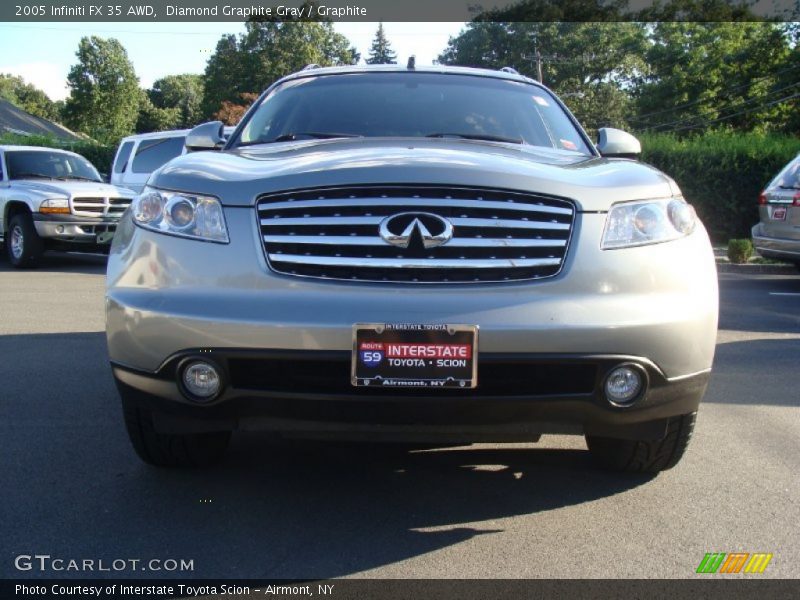 Diamond Graphite Gray / Graphite 2005 Infiniti FX 35 AWD