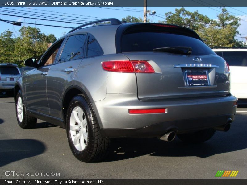 Diamond Graphite Gray / Graphite 2005 Infiniti FX 35 AWD