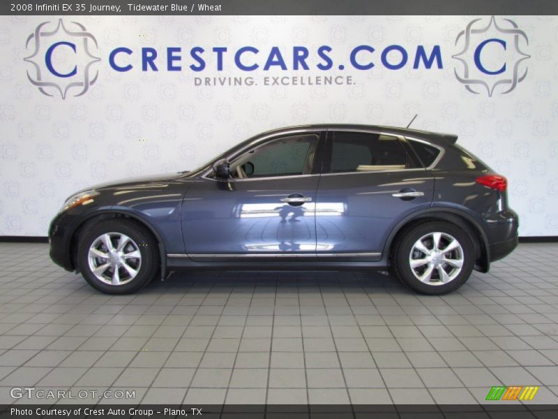 Tidewater Blue / Wheat 2008 Infiniti EX 35 Journey