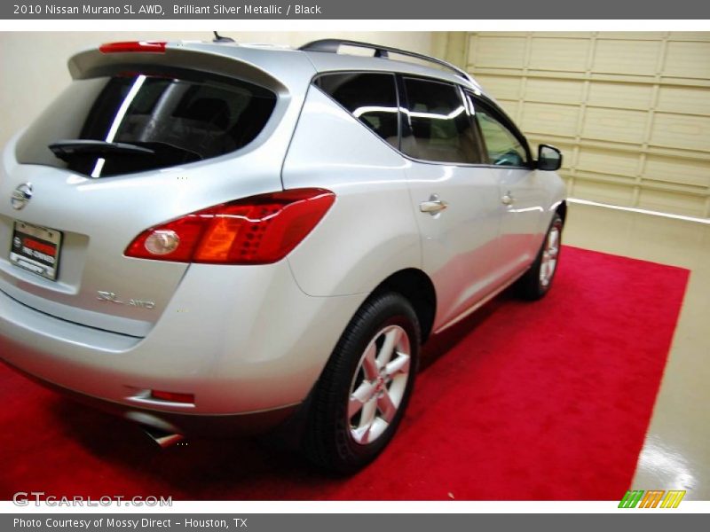 Brilliant Silver Metallic / Black 2010 Nissan Murano SL AWD