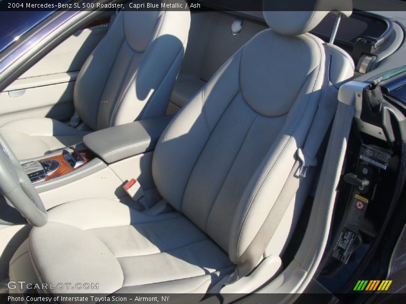 Capri Blue Metallic / Ash 2004 Mercedes-Benz SL 500 Roadster
