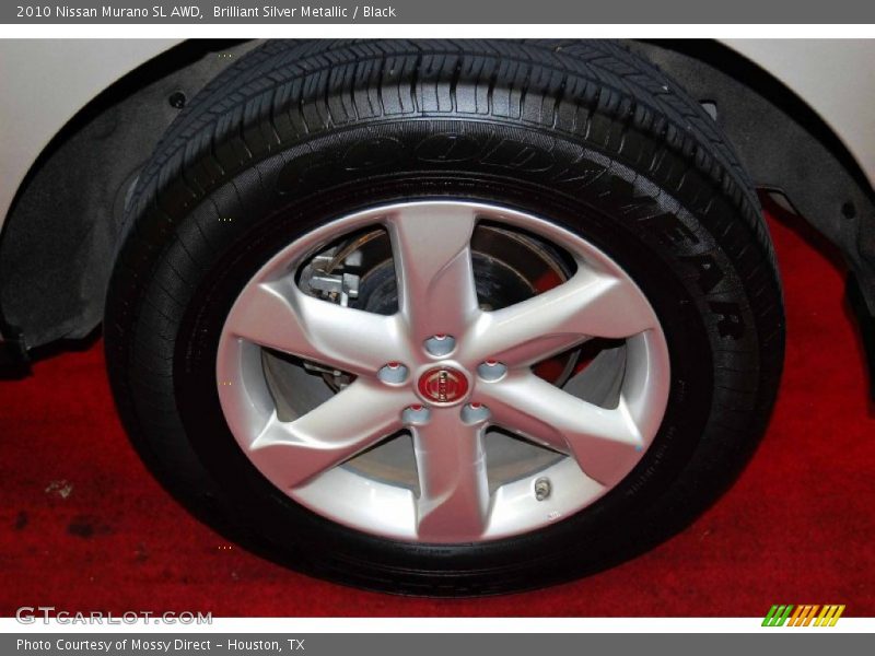 Brilliant Silver Metallic / Black 2010 Nissan Murano SL AWD