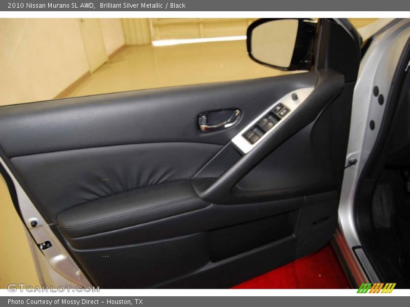 Brilliant Silver Metallic / Black 2010 Nissan Murano SL AWD