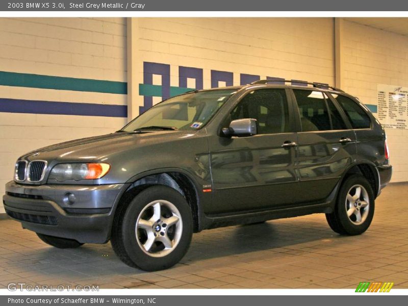 Steel Grey Metallic / Gray 2003 BMW X5 3.0i