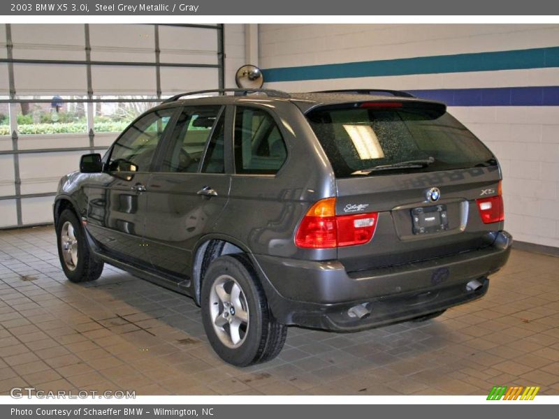 Steel Grey Metallic / Gray 2003 BMW X5 3.0i