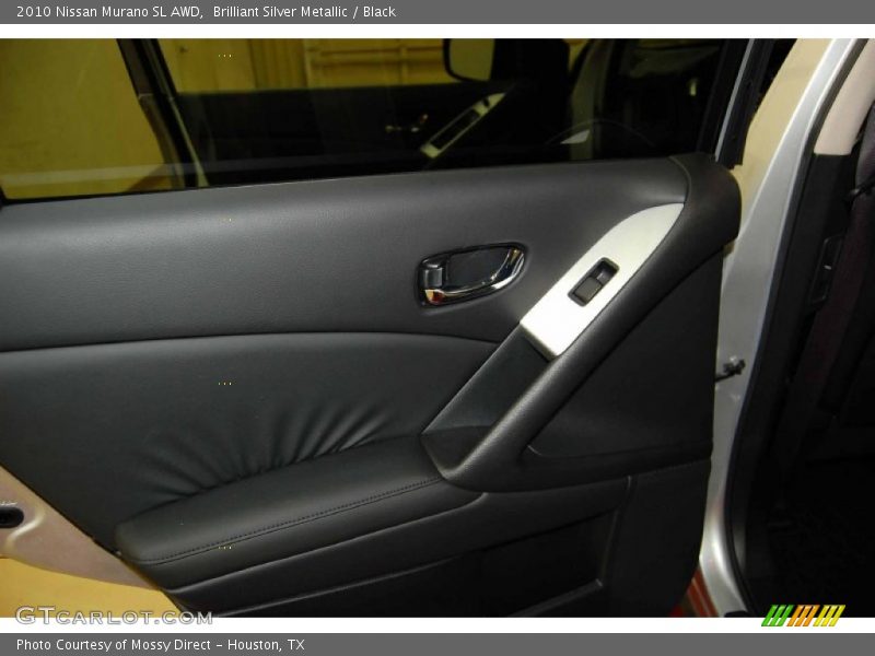 Brilliant Silver Metallic / Black 2010 Nissan Murano SL AWD