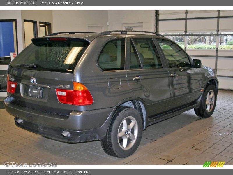 Steel Grey Metallic / Gray 2003 BMW X5 3.0i