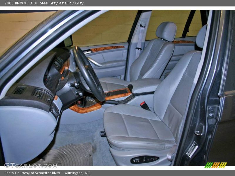 Steel Grey Metallic / Gray 2003 BMW X5 3.0i