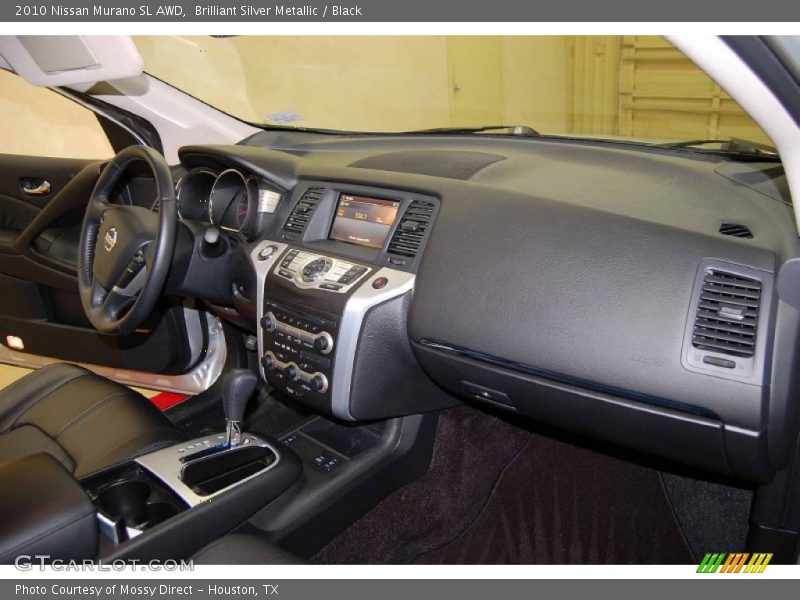 Brilliant Silver Metallic / Black 2010 Nissan Murano SL AWD
