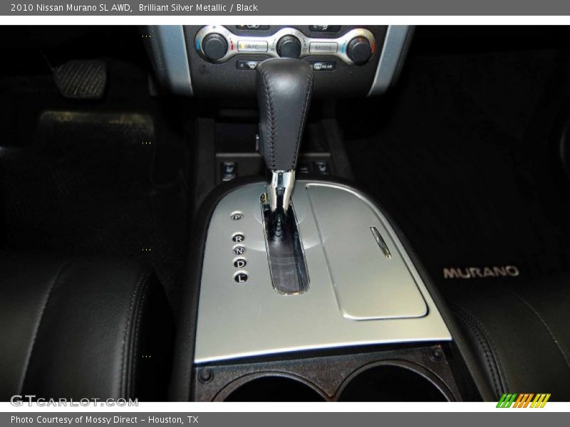 Brilliant Silver Metallic / Black 2010 Nissan Murano SL AWD