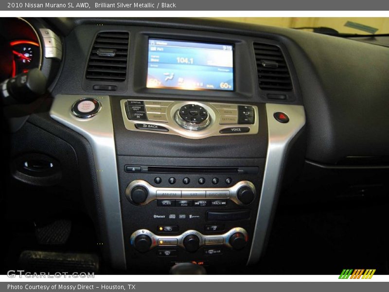 Brilliant Silver Metallic / Black 2010 Nissan Murano SL AWD